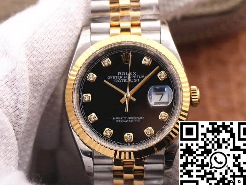 Rolex Black EW M126233-0021 Datejust Dial Diamond Factory 1222